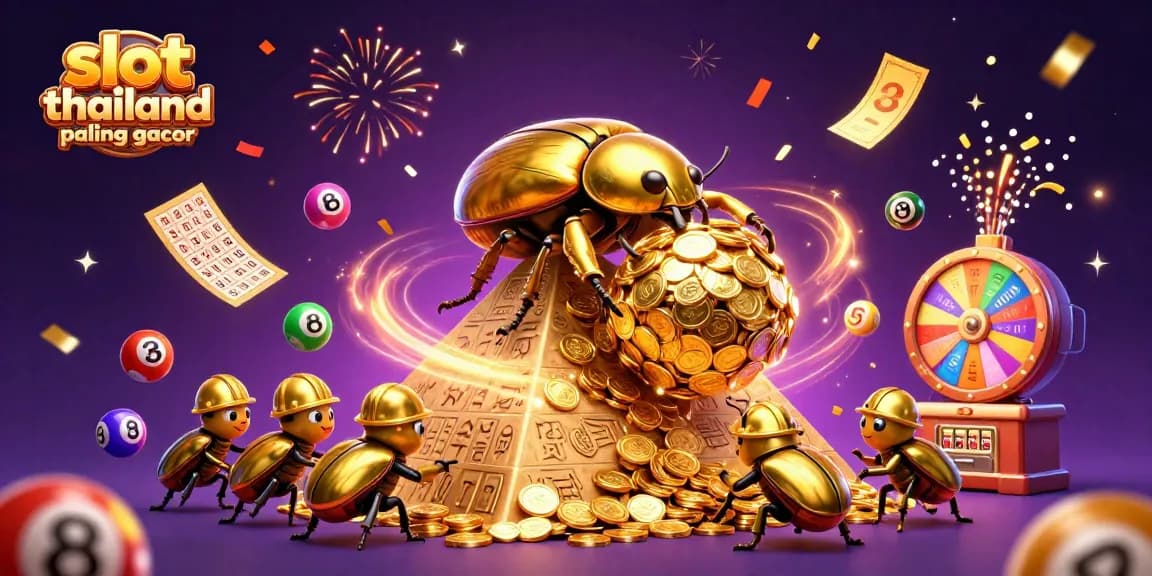 Engage in thrilling gameplay with slot thailand paling gacor, a vibrant 3D casino scene filled with excitement.