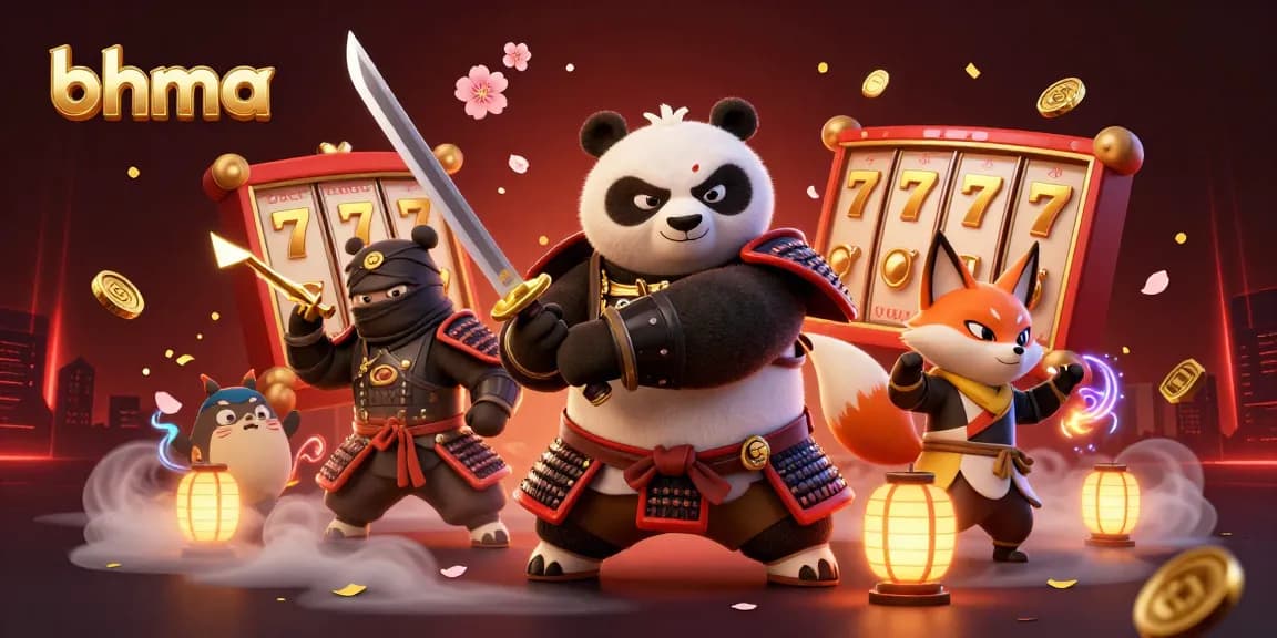 Experience the excitement of bhma's online slots with dynamic characters and rich casino elements.