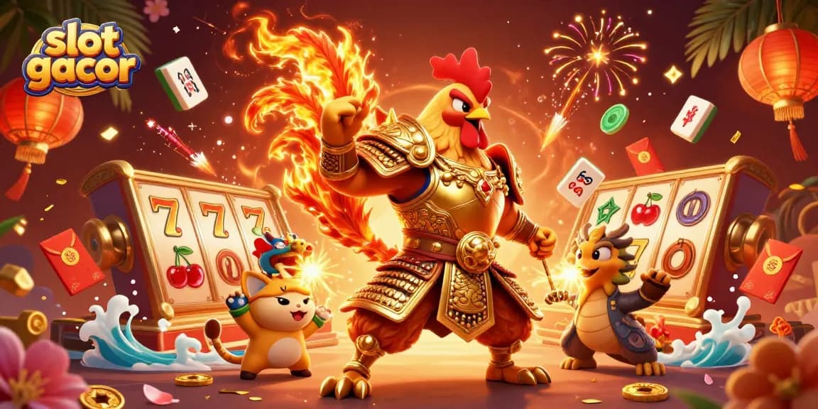 Menang besar dengan slot gacor ditampilkan dalam ilustrasi 3D yang menakjubkan.