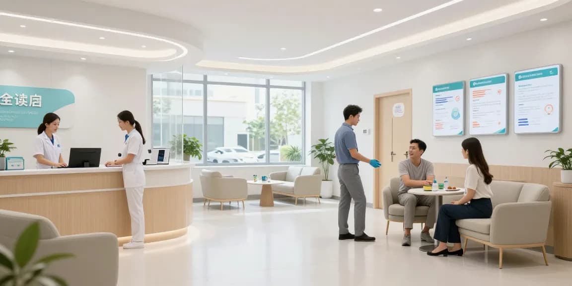 Hair transplant Istanbul consultation in a modern health clinic providing patient care.