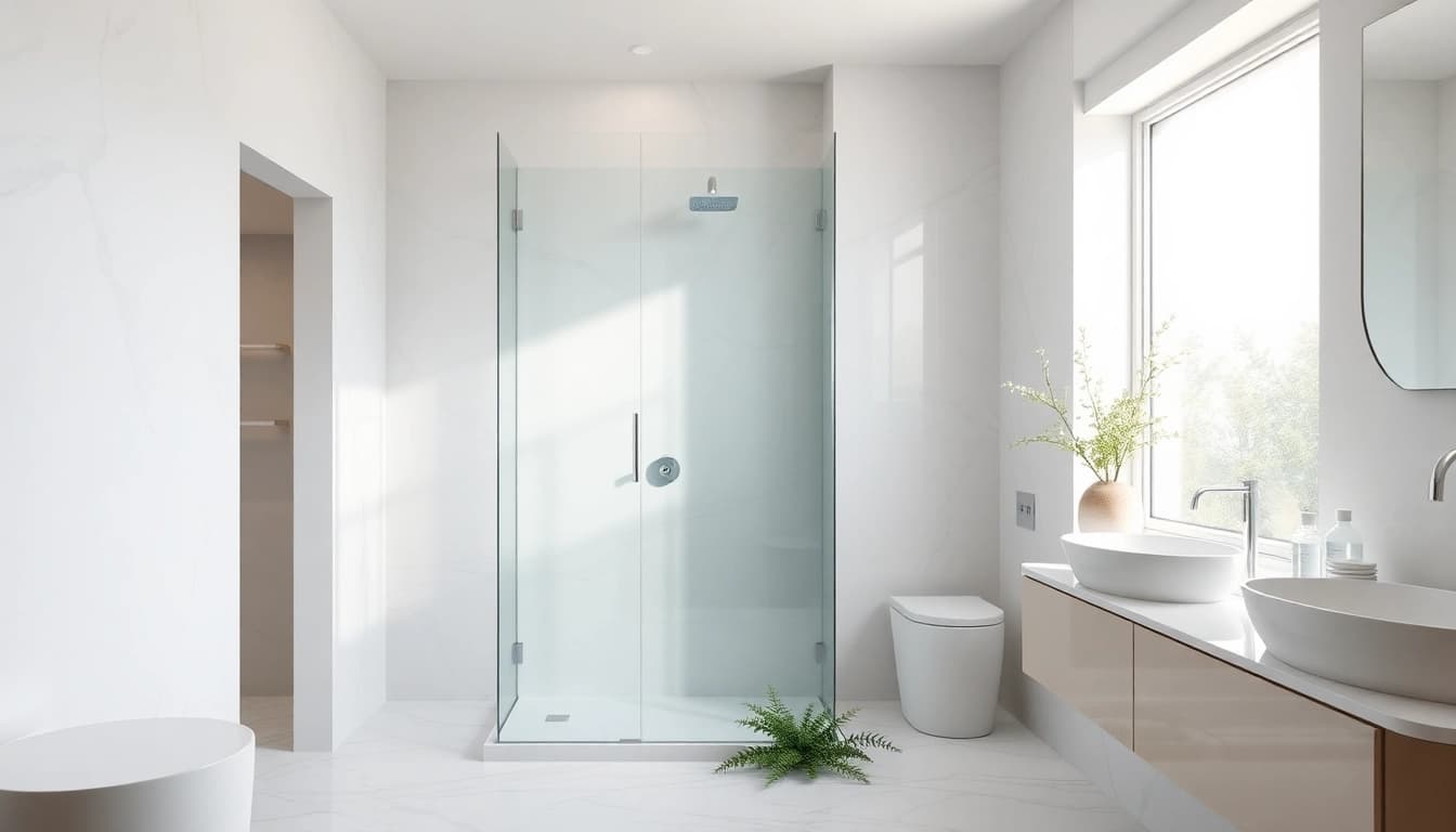 Experience the elegance of modern showers in Australia with seamlessly designed fixtures.