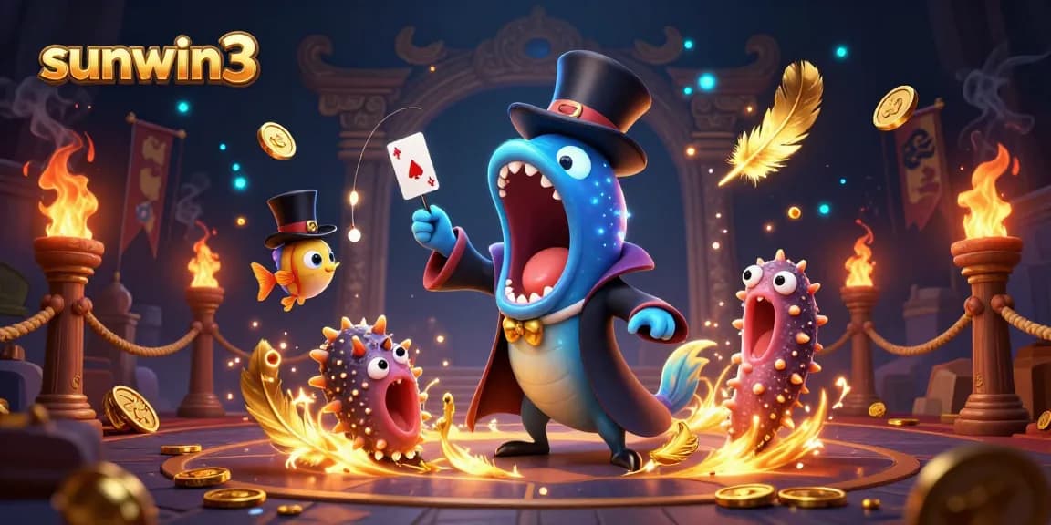 Experience the thrill of winning with sunwin3 as deep-sea creatures perform spectacular casino tricks.