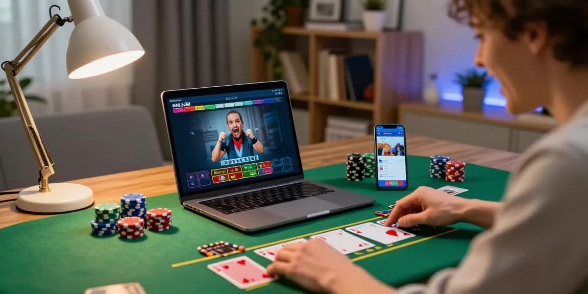 Exciting online gaming scene with a player at https://alsbury.co.uk/ enjoying a credit card casino experience.
