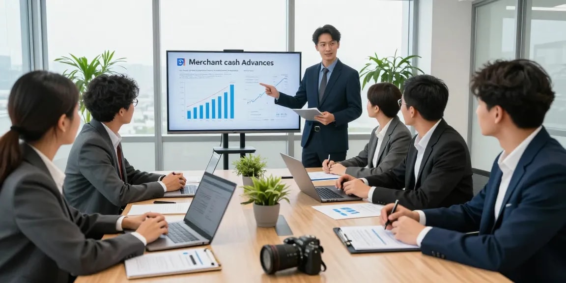 best merchant cash advance uk no credit check team collaborating on financing strategies in modern office