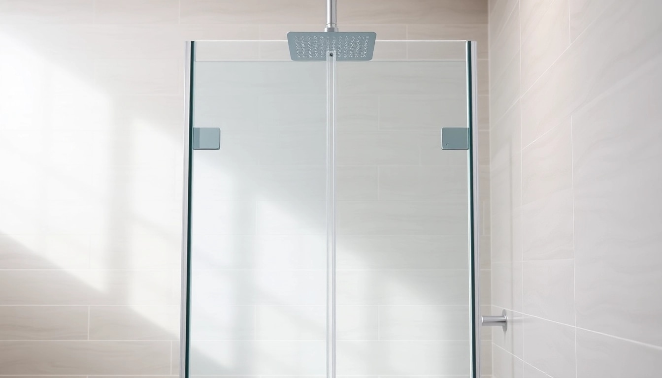 Showcasing semi-frameless shower screens enhancing a modern bathroom's elegance.