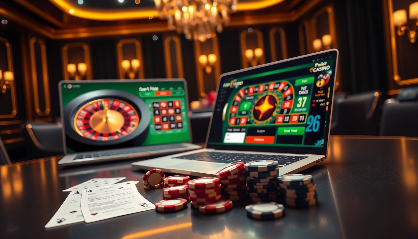 Faites tourner la roue de la roulette dans un casino en ligne français de premier plan au milieu d'une excitante expérience de jeu.