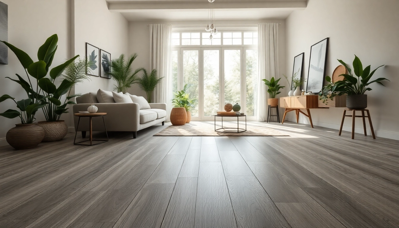 Transform your home with stunning grey vinyl flooring that enhances modern living spaces.