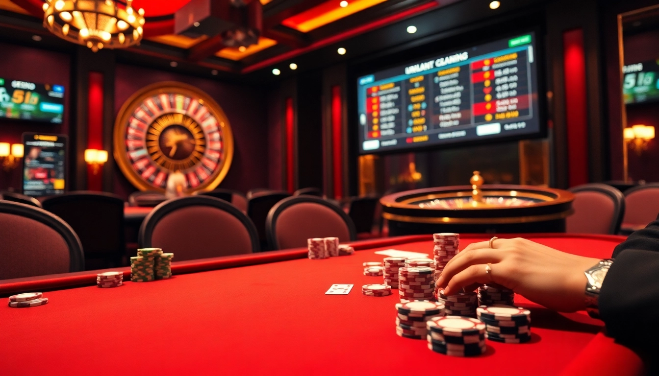 Joueurs de poker engagés dans un casino fiable en ligne avec des options de paris en ligne dynamiques.