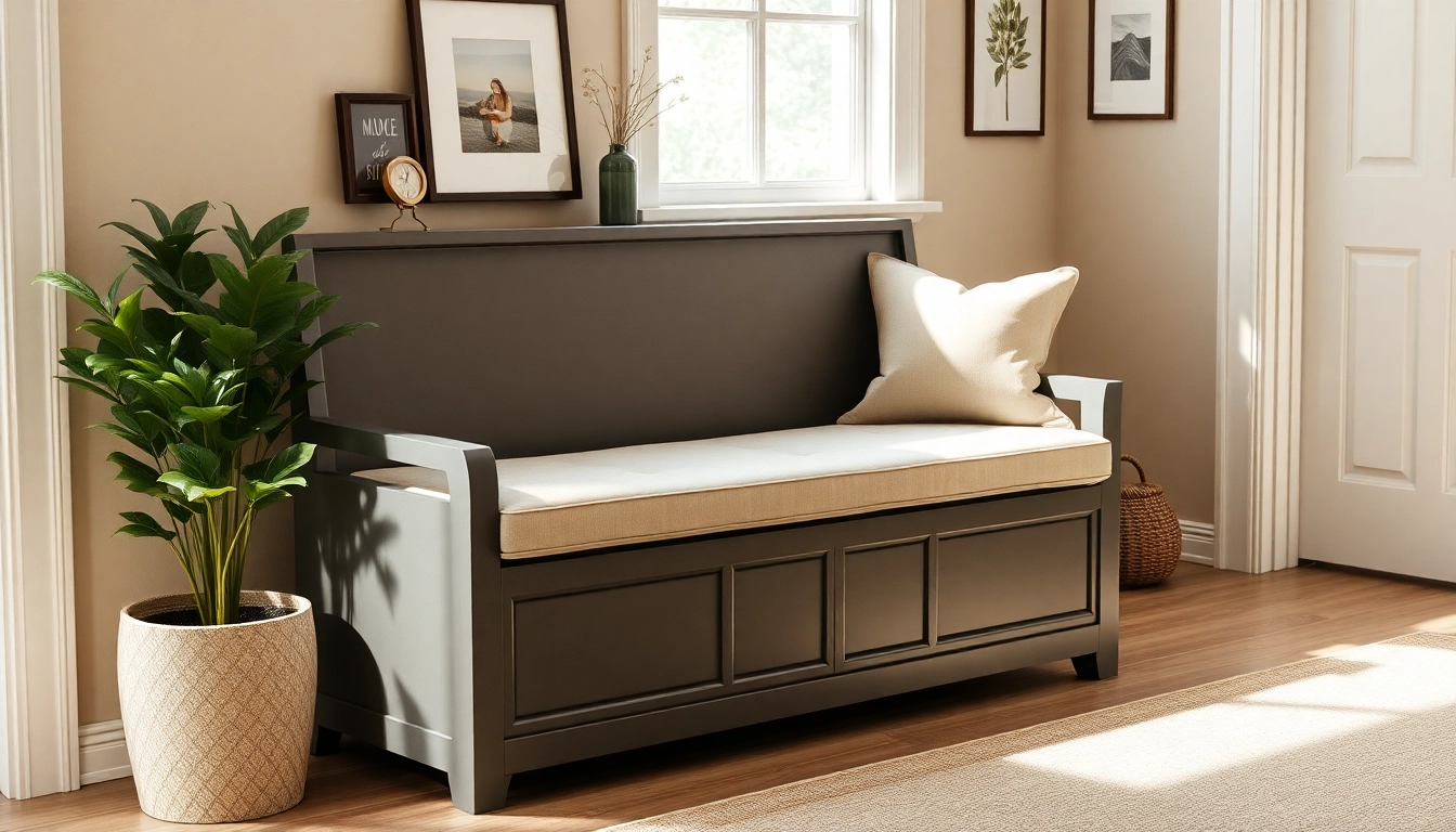 Enhance Your Space with a Versatile Storage Bench