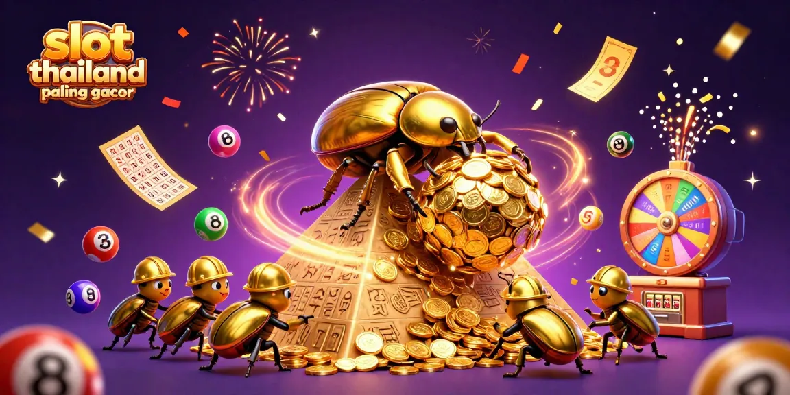 Engage in thrilling gameplay with slot thailand paling gacor, a vibrant 3D casino scene filled with excitement.