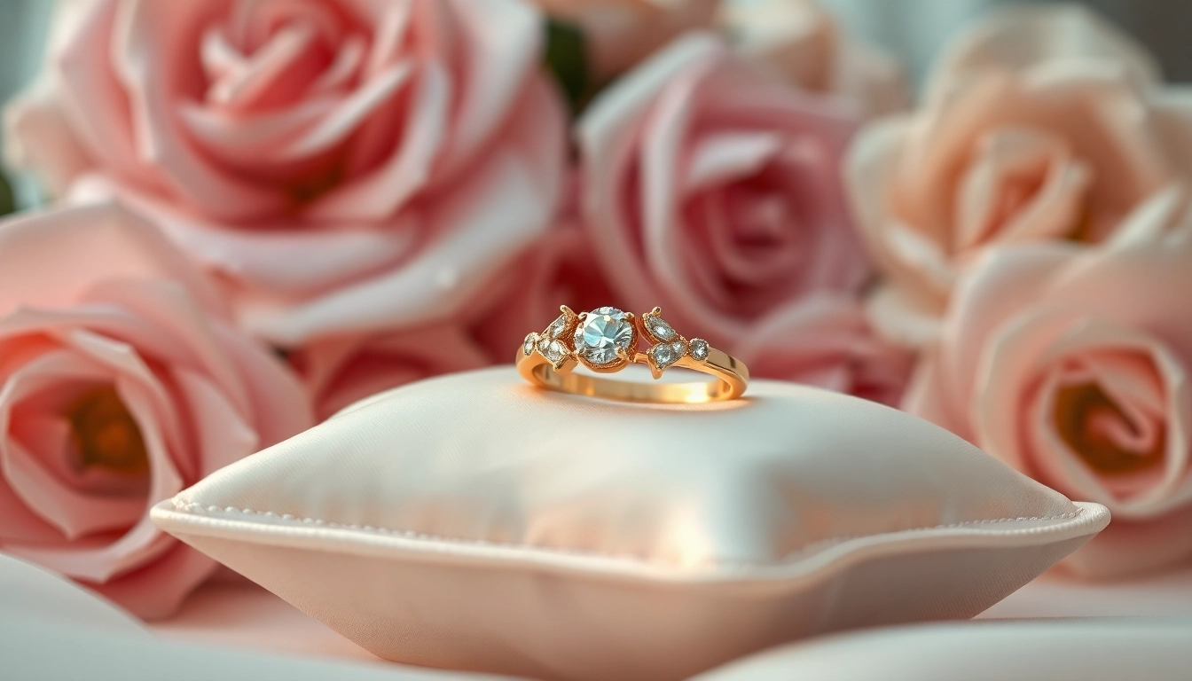 Beautiful promise rings featured on an elegant display, showcasing love and commitment.