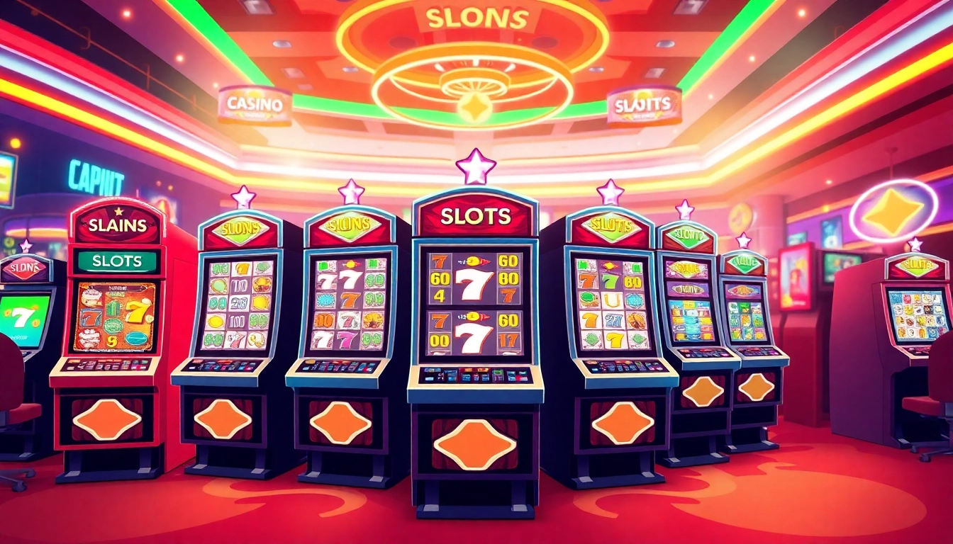Engage in thrilling Online slots Uk gaming with dynamic slot machines and vibrant casino ambiance.