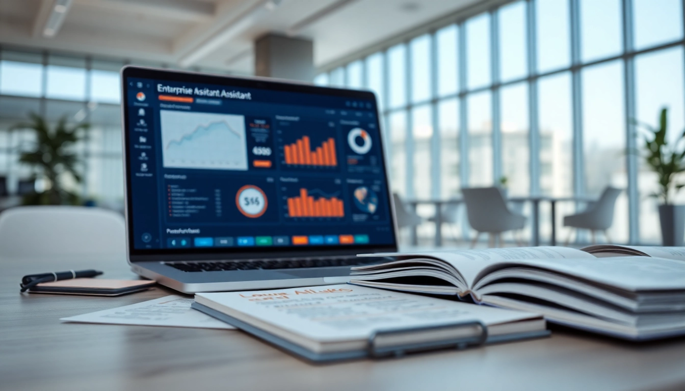 Boost productivity with enterprise assistant saas tools in a professional workspace.