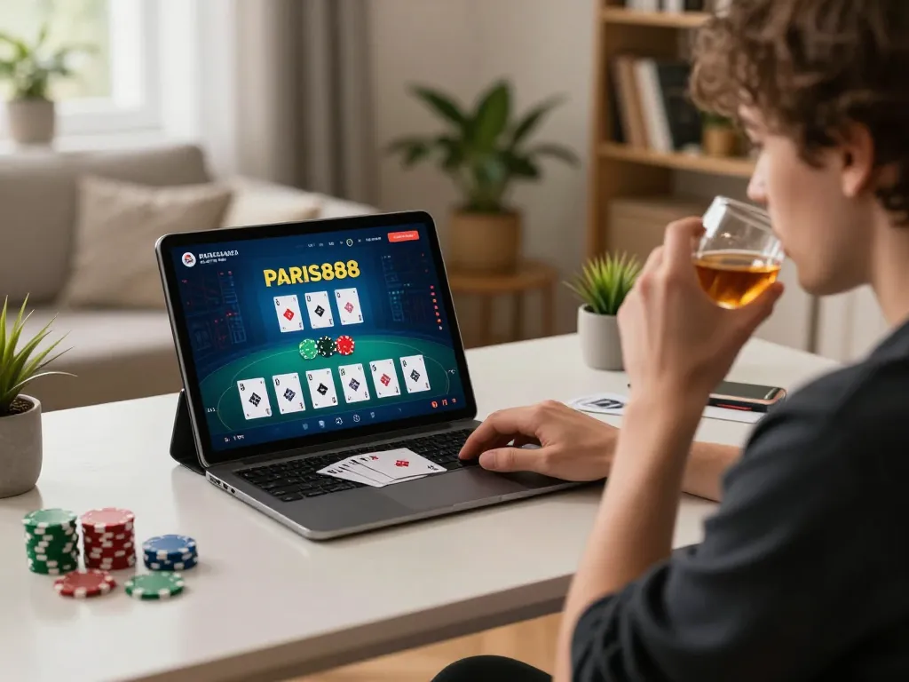Berkaitan dengan paris888 di tablet sambil menikmati pengaturan permainan online yang elegan di rumah