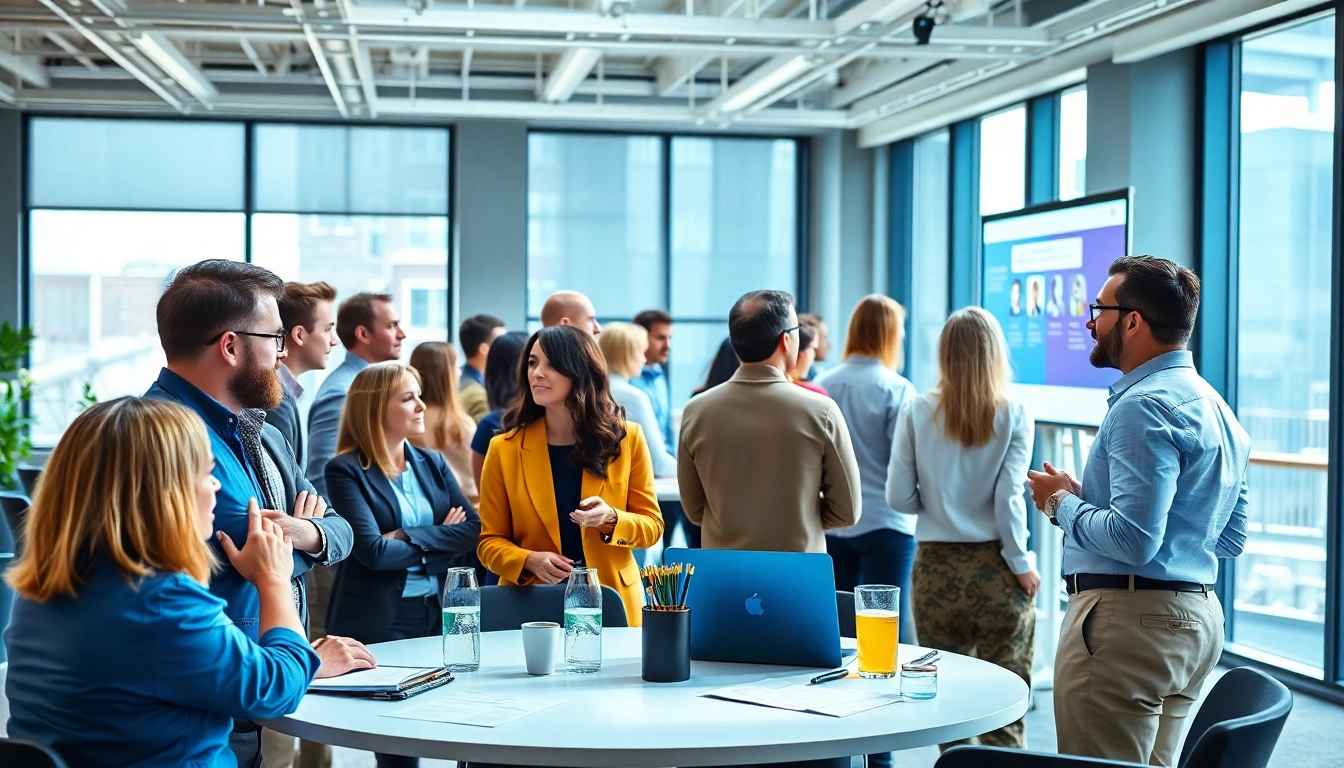 Engage in construction networking events with industry leaders discussing innovative strategies.