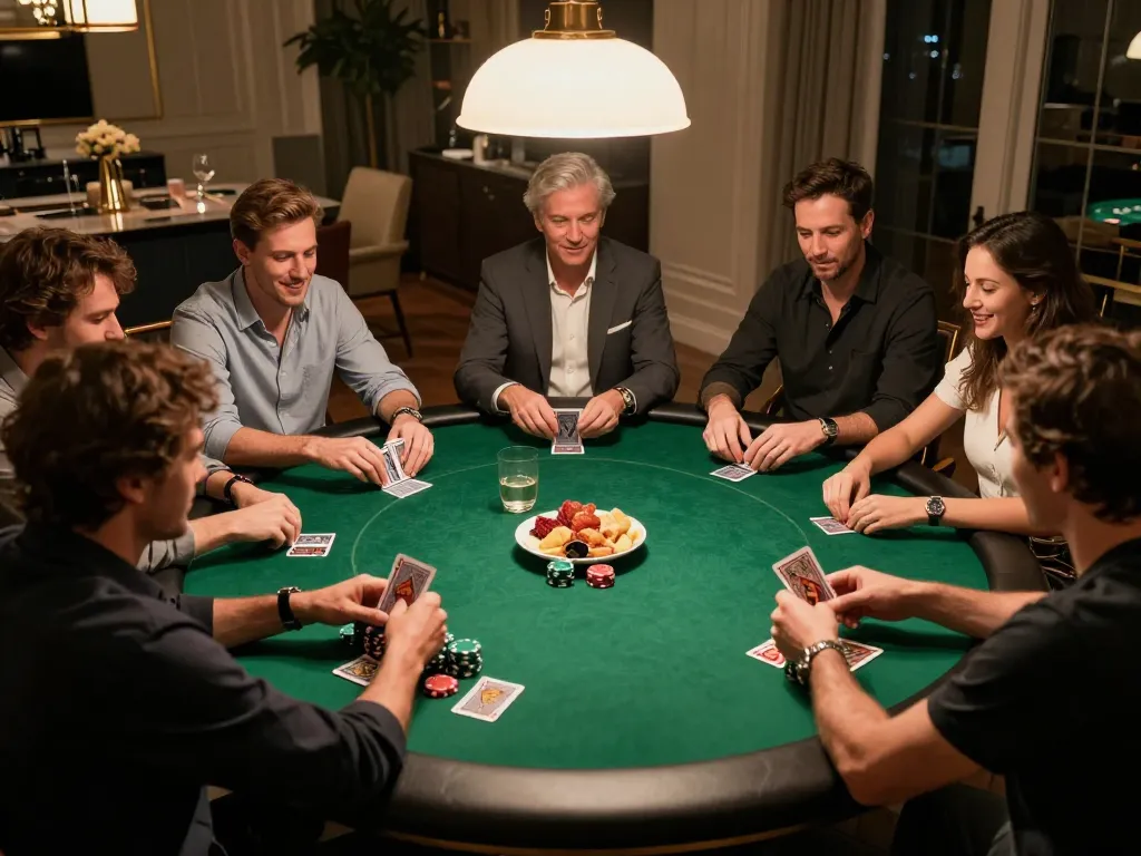 The hidden wiki highlights responsible online gaming strategies during a social poker night