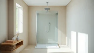 Admire la paroi de douche 150x200 dans un design moderne, élégant et fonctionnel.