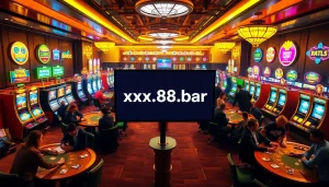 Explore thrilling gaming experiences at https://xx88.bar/ featuring lively poker tables and vibrant slot machines.