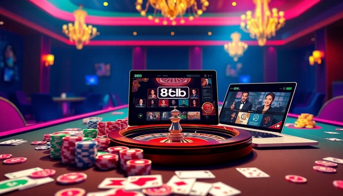 Experience thrilling gambling at 88clb with vibrant casino tables and engaging online gameplay.