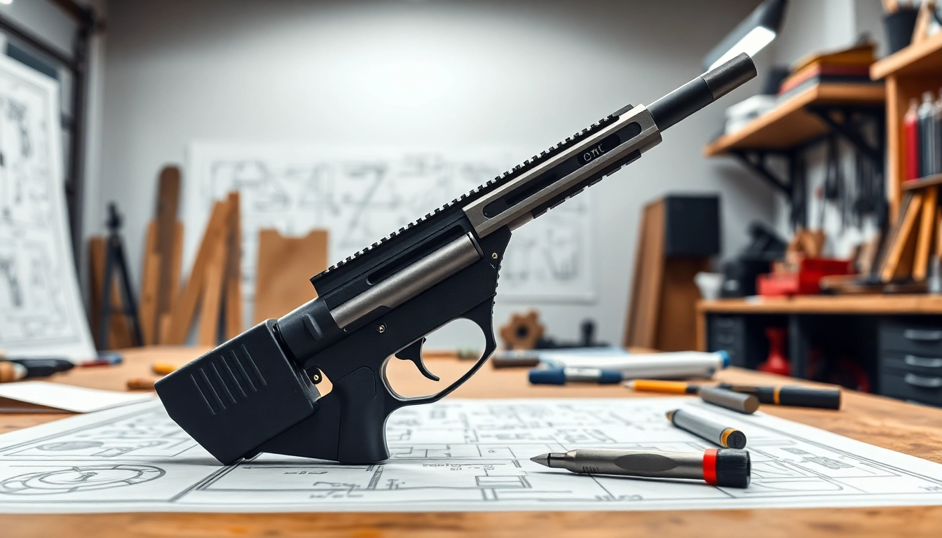 Wot trigger showcasing precise engineering details in a workshop setting.