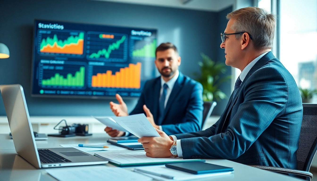 카드현금화 전략을 논의하는 전문 금융 상담사의 모습