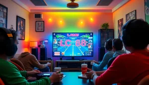 Exciting scene of players enjoying the LC88 Game on a modern gaming interface.