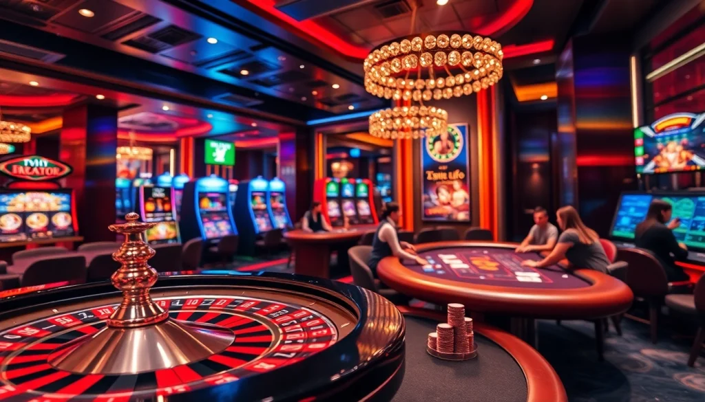 Engage with exciting gambling action as Link Vào S8 showcases roulette tables and poker games.