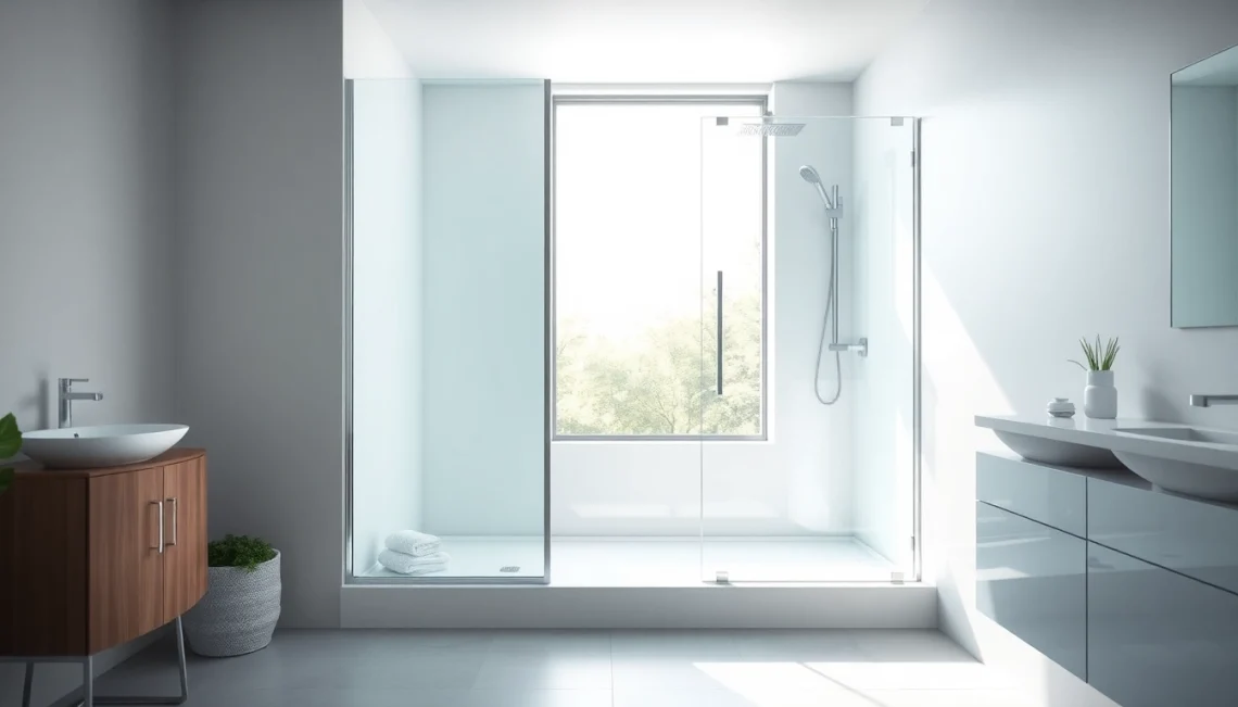 Installer une cabine de douche intégrale moderne dans une salle de bain élégante.