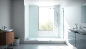 Installer une cabine de douche intégrale moderne dans une salle de bain élégante.