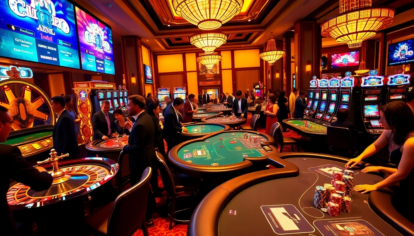 SODO Casino offers a thrilling gambling experience with luxurious tables and vibrant slot machines.