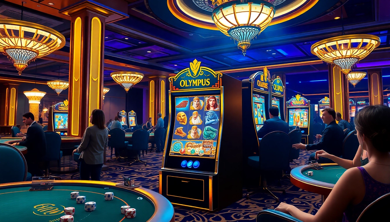 Rasakan sensasi permainan Olympus Slot dalam suasana kasino mewah.