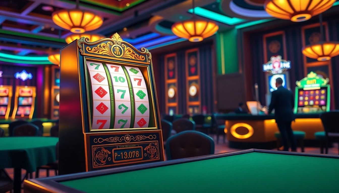 Rasakan sensasi bermain dengan demo Mahjong Slot yang menampilkan visual yang hidup dan elemen kasino mewah.