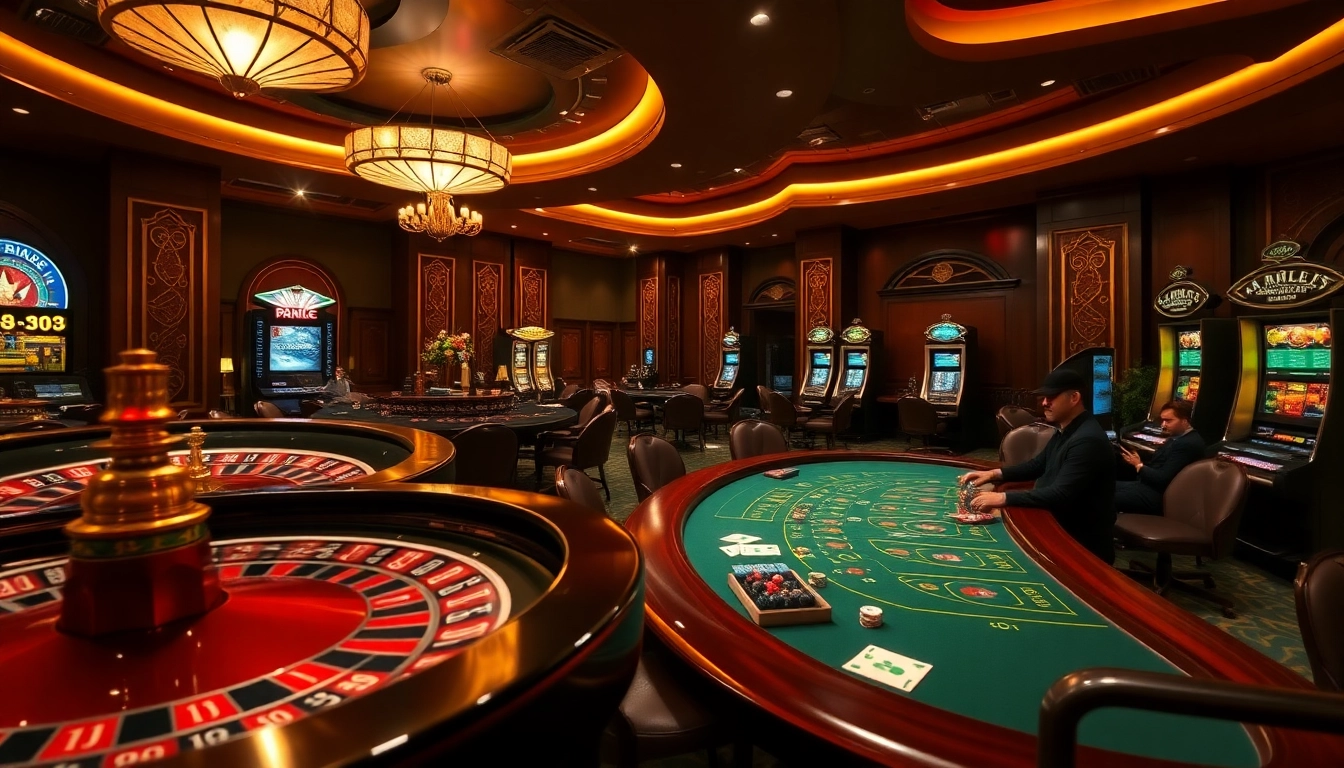 Experience the thrill of the hidden wiki casino world with vibrant gaming tables and luxurious decor.