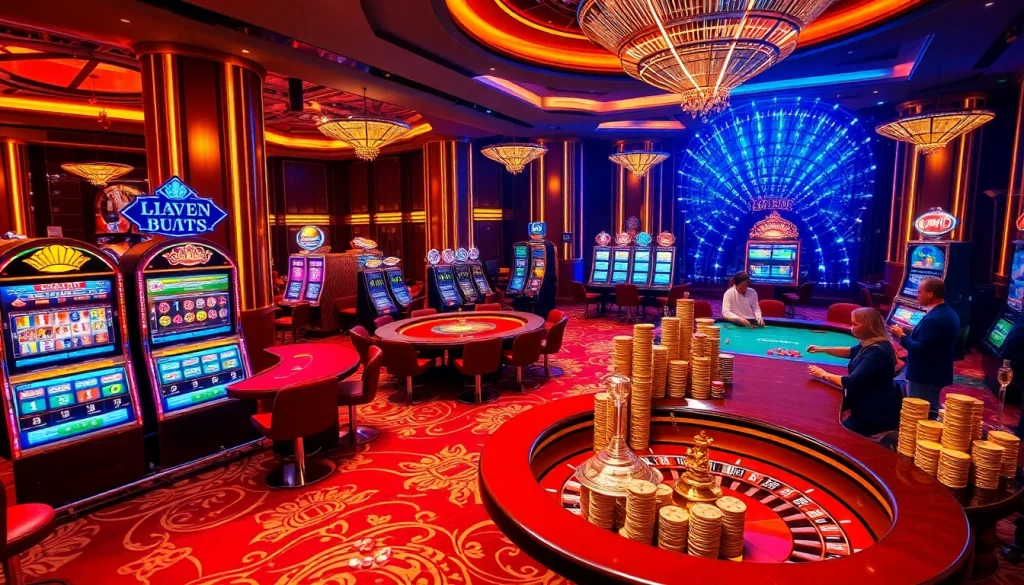 Experience thrilling gaming at https://jun88.buzz/ with vibrant casino tables and engaging players.