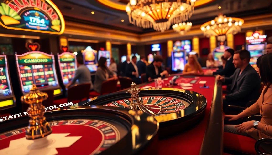 Experience thrilling gameplay at https://nohu.business/ with vibrant roulette and poker action in a luxurious casino