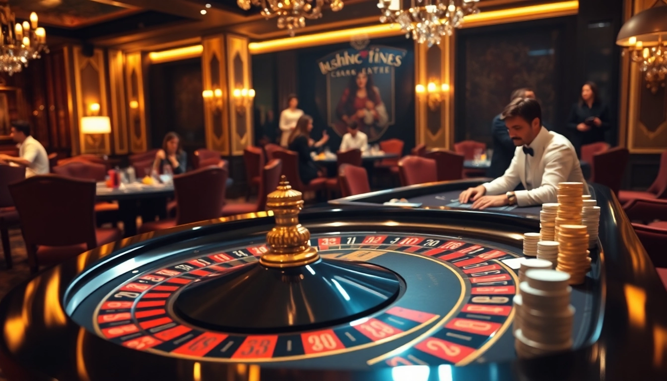Engaged players enjoying high-stakes gambling at the shbet luxury casino.