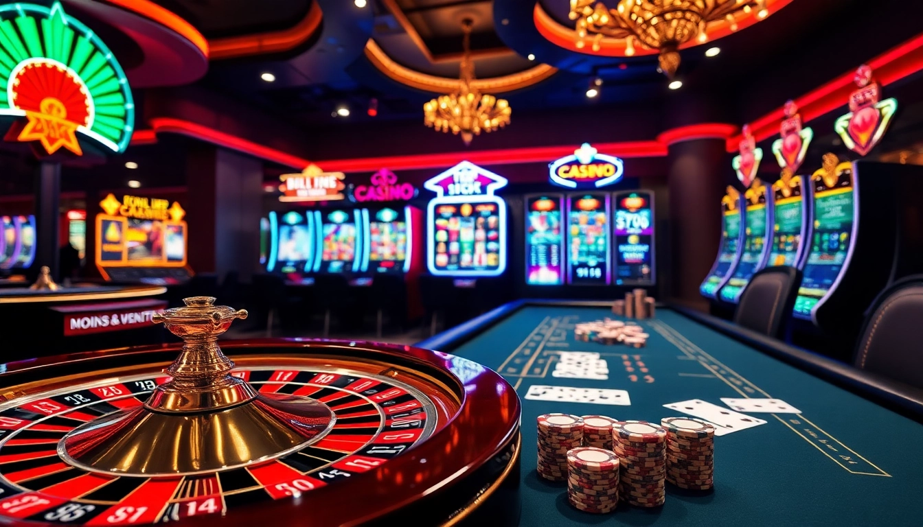 Gagnez gros dans un casino en ligne fiable avec une roue de roulette excitante et des machines à sous vibrantes !